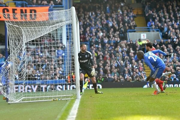 Demba Ba Scores First Goal: Chelsea vs. West Bromwich Albion, Barclays Premier League, Stamford Bridge (2nd March 2013)