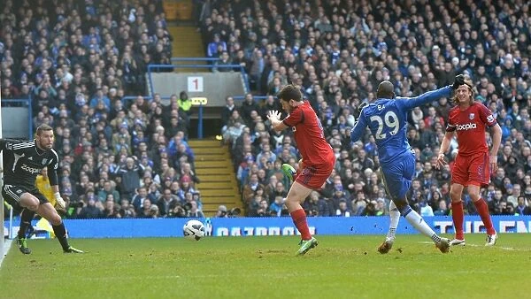 Demba Ba Scores First Goal: Chelsea's Victory Over West Bromwich Albion (2nd March 2013)
