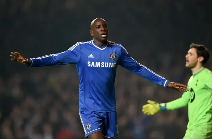 Framed Print : Demba Ba's Brace: Chelsea's Fourth Goal in Thrilling Victory over Tottenham (March 8, 2014) Framed Print : Demba Ba's Brace: Chelsea's Fourth Goal in Thrilling Victory over Tottenham (March 8, 2014)