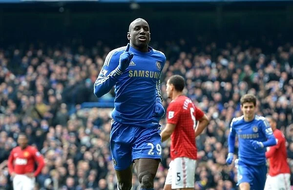 Demba Ba's Stunning Stamford Bridge Stunner: Chelsea's Opening Goal in FA Cup Quarterfinal Replay vs Manchester United (April 1, 2013)
