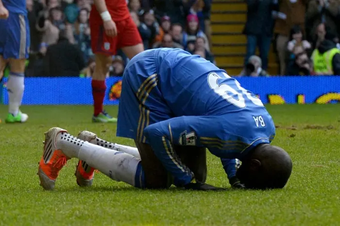 Framed Print : Demba Ba's Thrilling Game-Winning Goal: Chelsea vs. West Bromwich Albion (March 2, 2013)