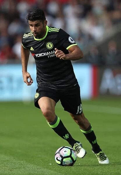 Diego Costa's Leading Performance: Swansea City vs. Chelsea - Premier League Victory at Liberty Stadium