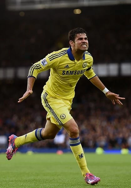 Diego Costa's Six-Goal Onslaught: Chelsea's Unforgettable Victory Over Everton at Goodison Park (BPL 2014)