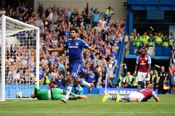 Diego Costa's Thrilling Stamford Bridge Debut Goal: Chelsea vs. Aston Villa (September 27, 2014)