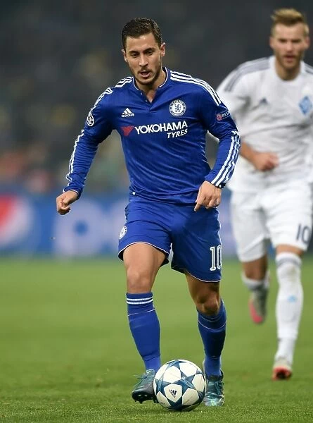 Eden Hazard in Action: Chelsea vs Dynamo Kiev, UEFA Champions League, Group G, October 2015
