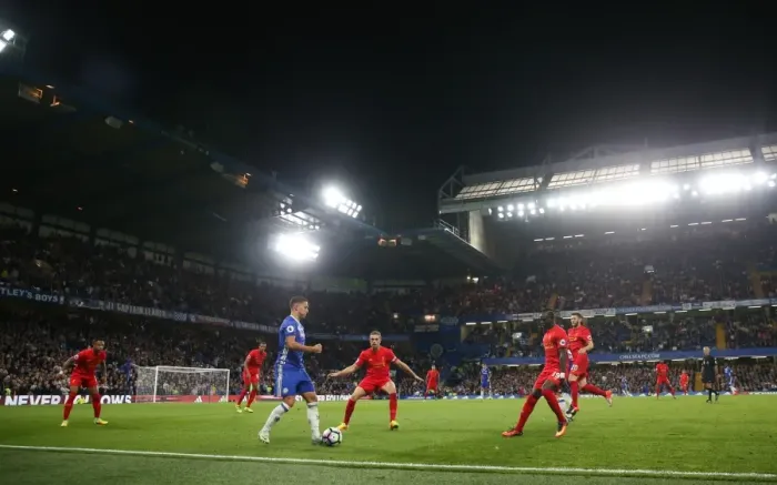 Framed Print : Eden Hazard Faces Off Against Liverpool: Chelsea Clash at Stamford Bridge, PA Wire Image Framed Print : Eden Hazard Faces Off Against Liverpool: Chelsea Clash at Stamford Bridge, PA Wire Image
