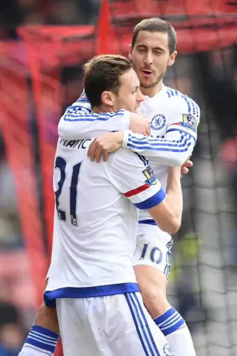 Framed Print : Eden Hazard's Brace: Chelsea's 4-Goal Rampage Over AFC Bournemouth (April 2016)