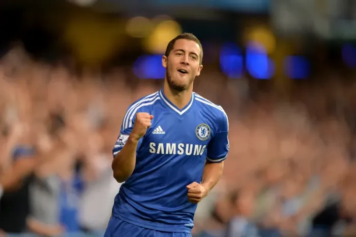 Framed Print : Eden Hazard's Thrilling Celebration: Chelsea's Opening Goal vs. Aston Villa (August 21, 2013) - An Own-Goal by Antonio Luna Framed Print : Eden Hazard's Thrilling Celebration: Chelsea's Opening Goal vs. Aston Villa (August 21, 2013) - An Own-Goal by Antonio Luna