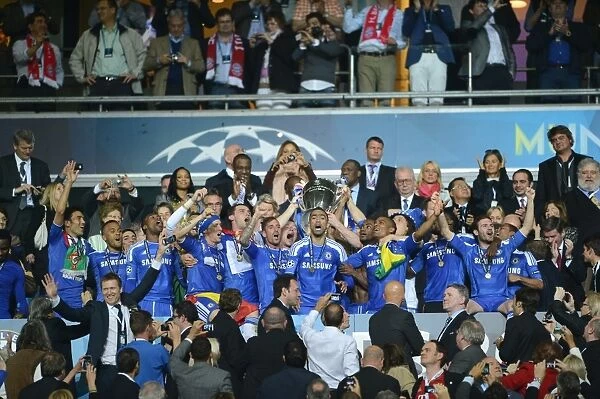 FC Bayern Munich Celebrate UEFA Champions League Victory over Chelsea, 2012