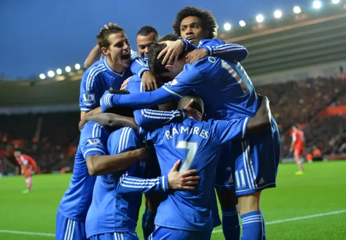 Framed Print : Fernando Torres Scores First Goal for Chelsea Against Southampton (January 1, 2014) Framed Print : Fernando Torres Scores First Goal for Chelsea Against Southampton (January 1, 2014)