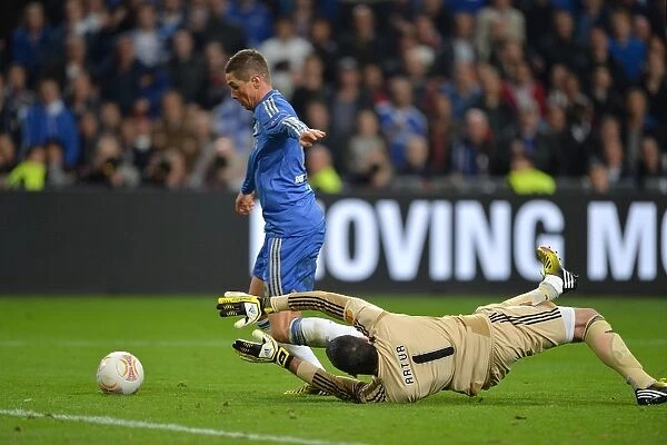 Fernando Torres Scores the Opener: Chelsea's Europa League Victory vs. Benfica (May 16, 2013, Amsterdam Arena)