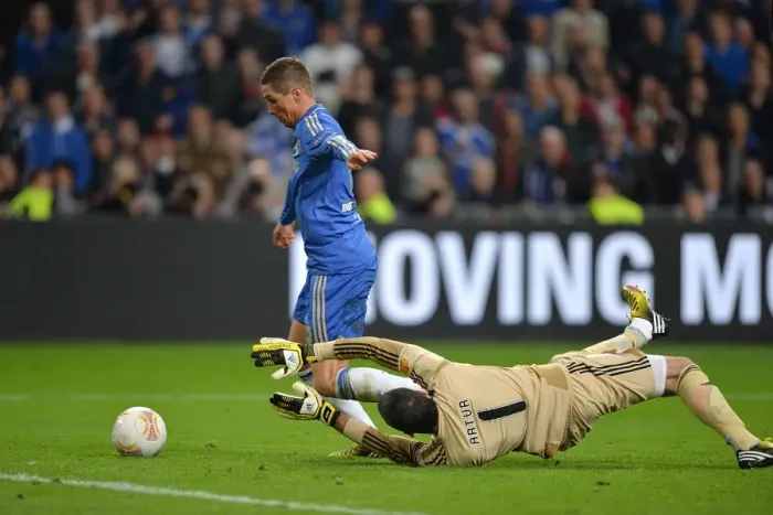 Framed Print : Fernando Torres Scores the Opener: Chelsea's Europa League Victory vs. Benfica (May 16, 2013, Amsterdam Arena) Framed Print : Fernando Torres Scores the Opener: Chelsea's Europa League Victory vs. Benfica (May 16, 2013, Amsterdam Arena)