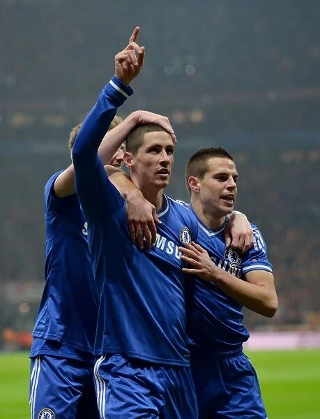 Fernando Torres's Thrilling Opener: Chelsea's Victory at Galatasaray in the UEFA Champions League (26th February 2014, Turk Telekom Arena)