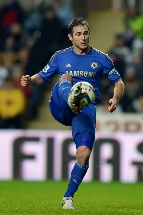 Framed Print : Frank Lampard and Chelsea Face Swansea in League Cup Semi-Final Showdown at Liberty Stadium