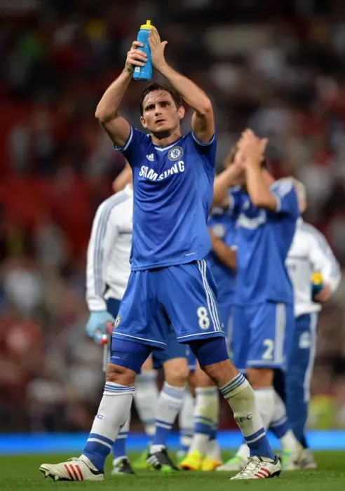 Framed Print : Frank Lampard Salutes Manchester United Fans: A Classy End to a Premier League Rivalry (August 2013)
