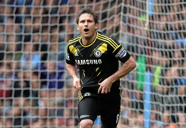 Frank Lampard's Double Strike: Chelsea Secures Victory over Aston Villa in the Barclays Premier League (11th May 2013)
