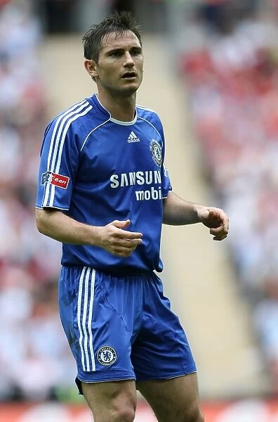 Frank Lampard's FA Cup Triumph: Chelsea vs Manchester United at Wembley Stadium (2007)