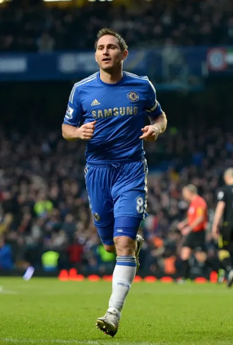 Framed Print : Frank Lampard's Triple: Chelsea Star Celebrates Third Goal Against Wigan (February 9, 2013) Framed Print : Frank Lampard's Triple: Chelsea Star Celebrates Third Goal Against Wigan (February 9, 2013)