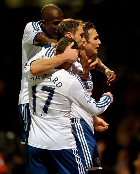 Frank Lampard's Triple Strike: Chelsea's Third Goal vs. West Ham United (Nov 2013)