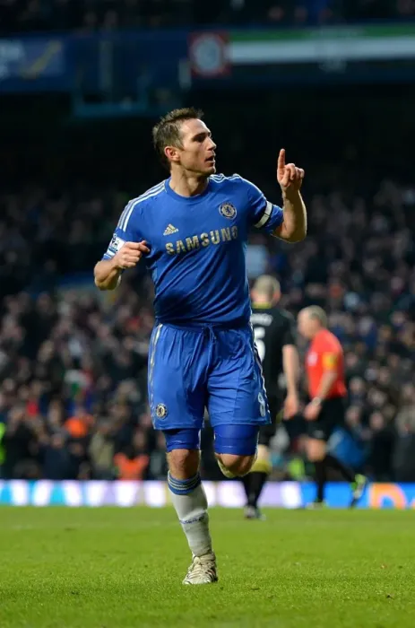 Framed Print : Frank Lampard's Triple: The Third Strike - Chelsea's Victory over Wigan Athletic (February 9, 2013)
