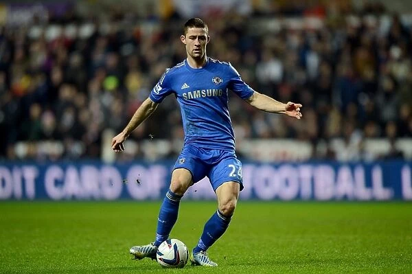Gary Cahill: Chelsea Star Faces Off in Intense Capital One Cup Semi-Final Clash Against Swansea City at Liberty Stadium