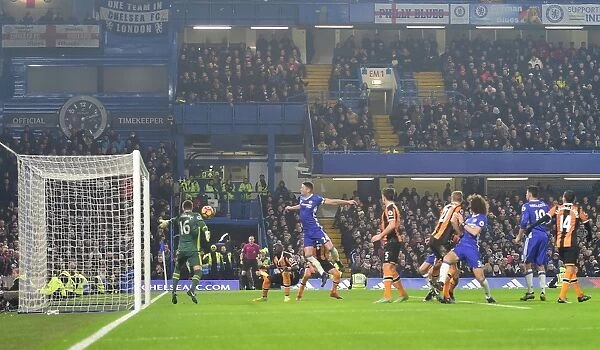 Gary Cahill Scores His Second Goal: Chelsea vs. Hull City, Premier League