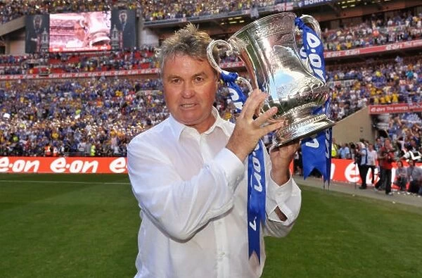 Guus Hiddink Lifting the FA Cup: Chelsea's Victory over Everton (2009)