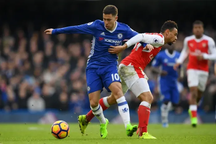 Framed Print : Hazard vs. Coquelin: A Battle for Supremacy at Stamford Bridge - Chelsea vs. Arsenal, Premier League Framed Print : Hazard vs. Coquelin: A Battle for Supremacy at Stamford Bridge - Chelsea vs. Arsenal, Premier League