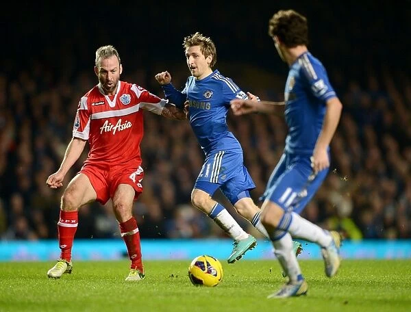 Intense Battle for the Ball: Marko Marin vs. Shaun Derry at Stamford Bridge (January 2nd, 2013)