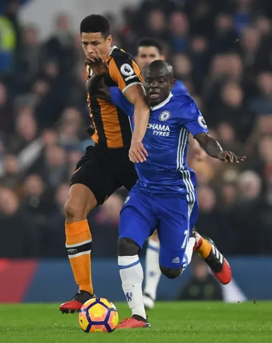 Framed Print : Intense Rivalry: Kante vs. Davies at Stamford Bridge - Chelsea vs. Hull City, Premier League Framed Print : Intense Rivalry: Kante vs. Davies at Stamford Bridge - Chelsea vs. Hull City, Premier League