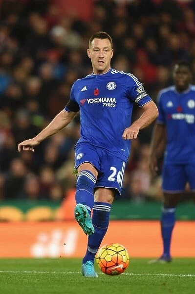 John Terry in Action: Chelsea vs. Stoke City, Britannia Stadium (November 2015)