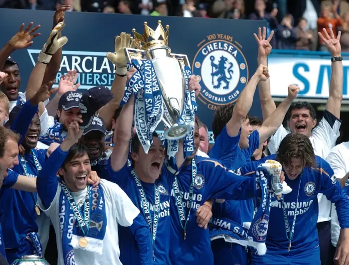 Framed Print : John Terry Celebrates Premier League Victory with Chelsea: 2005-2006 Championship Win over Manchester United Framed Print : John Terry Celebrates Premier League Victory with Chelsea: 2005-2006 Championship Win over Manchester United