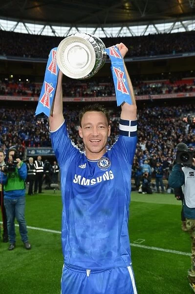 John Terry at the FA Cup Final: A Battle of Blues - Liverpool vs. Chelsea, May 2012