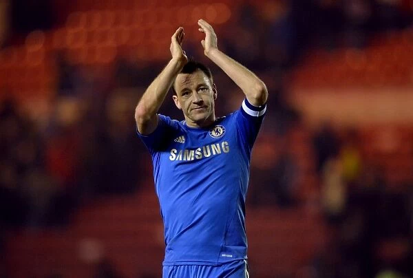 John Terry's Emotional Farewell: Chelsea's FA Cup Victory and Heartfelt Applause at Middlesbrough's Riverside Stadium (February 2013)