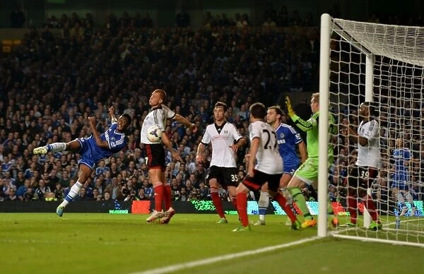 Jon Obi Mikel Scores Chelsea's Second Goal vs. Fulham at Stamford Bridge (September 21, 2013)