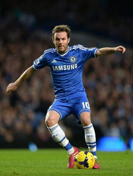 Juan Mata in Action: Chelsea vs. Crystal Palace, Barclays Premier League (14th December 2013)