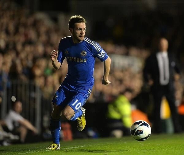 Juan Mata in Action: Chelsea's Triumph at Fulham's Craven Cottage - Barclays Premier League (17th April 2013)