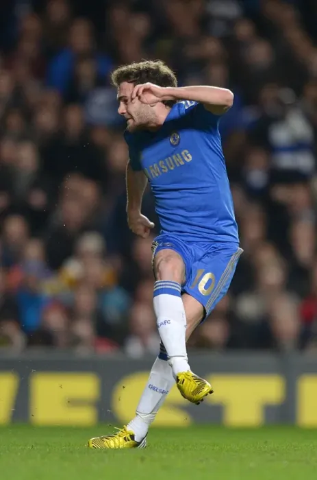 Framed Print : Juan Mata Scores First Goal: Chelsea's Victory in Europa League Clash vs. Steaua Bucharest (14th March 2013) Framed Print : Juan Mata Scores First Goal: Chelsea's Victory in Europa League Clash vs. Steaua Bucharest (14th March 2013)