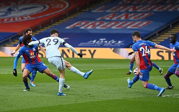 Kai Havertz Scores for Chelsea Against Crystal Palace in Empty Selhurst Park, Premier League