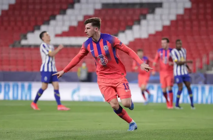 Framed Print : Mason Mount Scores in Empty Estadio Ramon Sanchez Pizjuan: FC Porto vs. Chelsea FC, UEFA Champions League Quarterfinal First Leg Framed Print : Mason Mount Scores in Empty Estadio Ramon Sanchez Pizjuan: FC Porto vs. Chelsea FC, UEFA Champions League Quarterfinal First Leg
