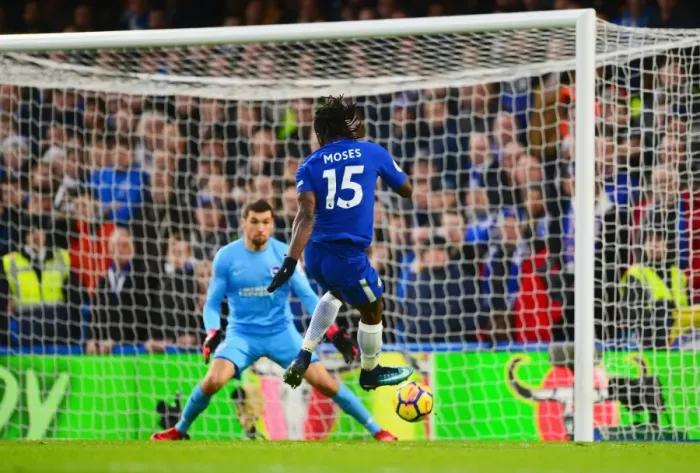 Framed Print : Moment of Missed Fortune: Victor Moses at Chelsea vs Brighton & Hove Albion Framed Print : Moment of Missed Fortune: Victor Moses at Chelsea vs Brighton & Hove Albion