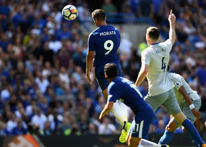 Framed Print : Morata Scores Chelsea's Second: Premier League - Chelsea vs. Everton, Stamford Bridge Framed Print : Morata Scores Chelsea's Second: Premier League - Chelsea vs. Everton, Stamford Bridge