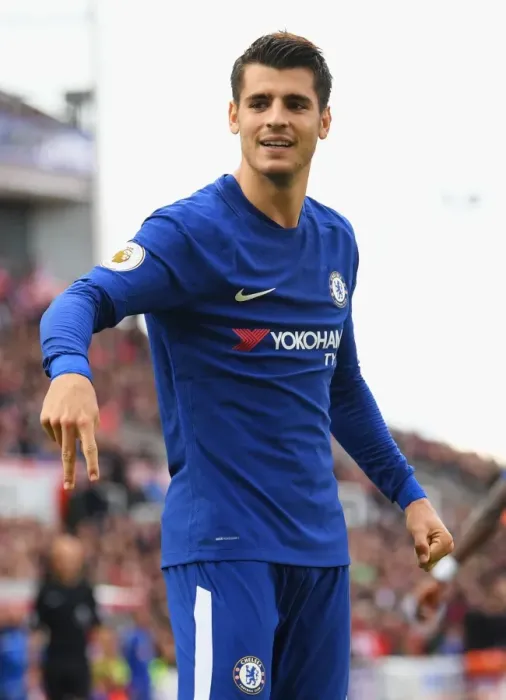 Framed Print : Morata's Hat-Trick: Chelsea's Triumph Over Stoke City in Premier League Framed Print : Morata's Hat-Trick: Chelsea's Triumph Over Stoke City in Premier League