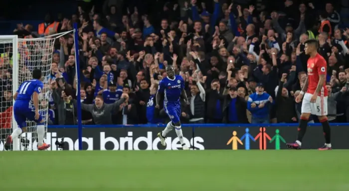 Framed Print : N'Golo Kante's Stamford Bridge Brace: Chelsea's Fourth Goal vs. Manchester United Framed Print : N'Golo Kante's Stamford Bridge Brace: Chelsea's Fourth Goal vs. Manchester United
