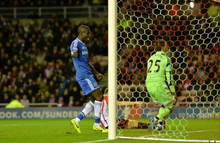 Framed Print : Ramires and the Fateful Own Goal: Chelsea's Victory Celebration at Sunderland's Stadium of Light (BPL, Dec 4, 2013) Framed Print : Ramires and the Fateful Own Goal: Chelsea's Victory Celebration at Sunderland's Stadium of Light (BPL, Dec 4, 2013)