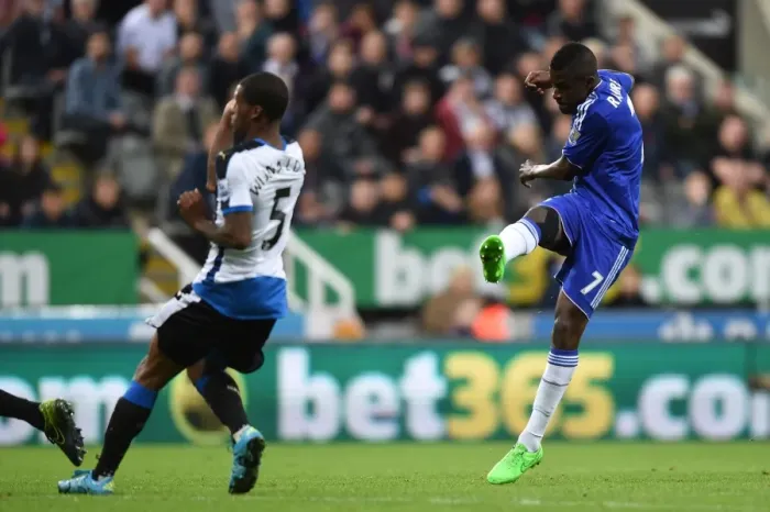 Framed Print : Ramires Strikes First: Chelsea's Victory at Newcastle United in the Barclays Premier League (September 2015)