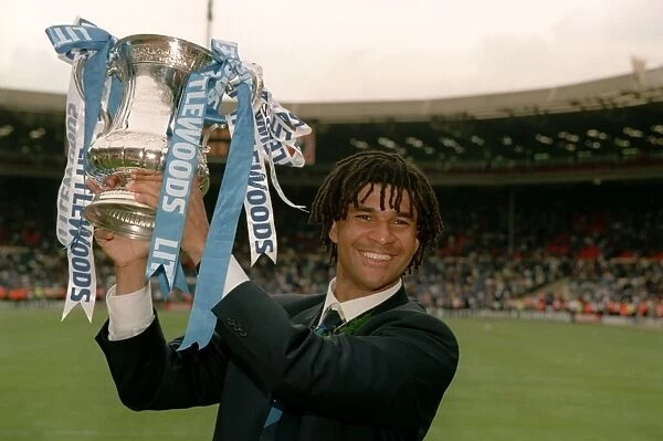 Ruud Gullit Lifting the FA Cup: Chelsea's 2-0 Victory over Middlesbrough