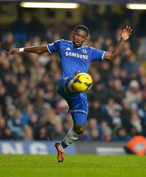Samuel Eto'o in Action: Chelsea vs Swansea City, Barclays Premier League (December 26, 2013)