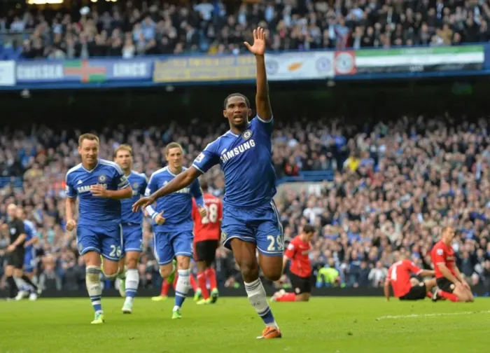 Framed Print : Samuel Eto'o's Double: Chelsea's Second Goal Against Cardiff City (September 2013) Framed Print : Samuel Eto'o's Double: Chelsea's Second Goal Against Cardiff City (September 2013)