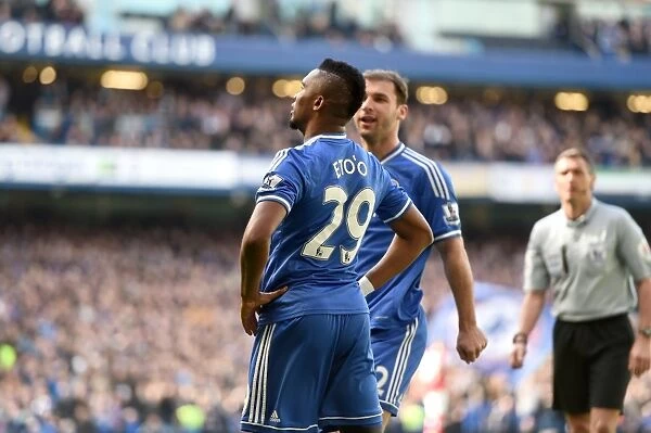 Samuel Eto'o's Thrilling First Goal: Chelsea vs. Arsenal (BPL Clash, 22nd March 2014)
